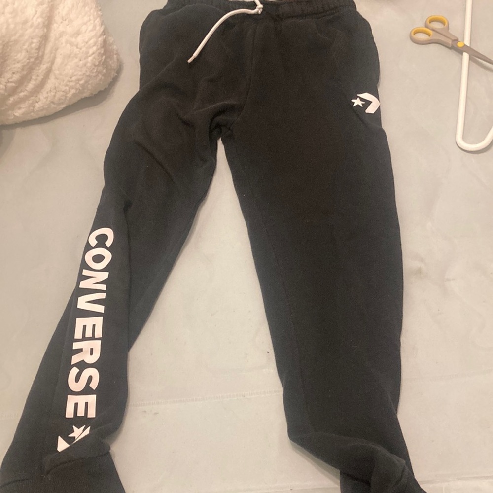 Converse black sweats